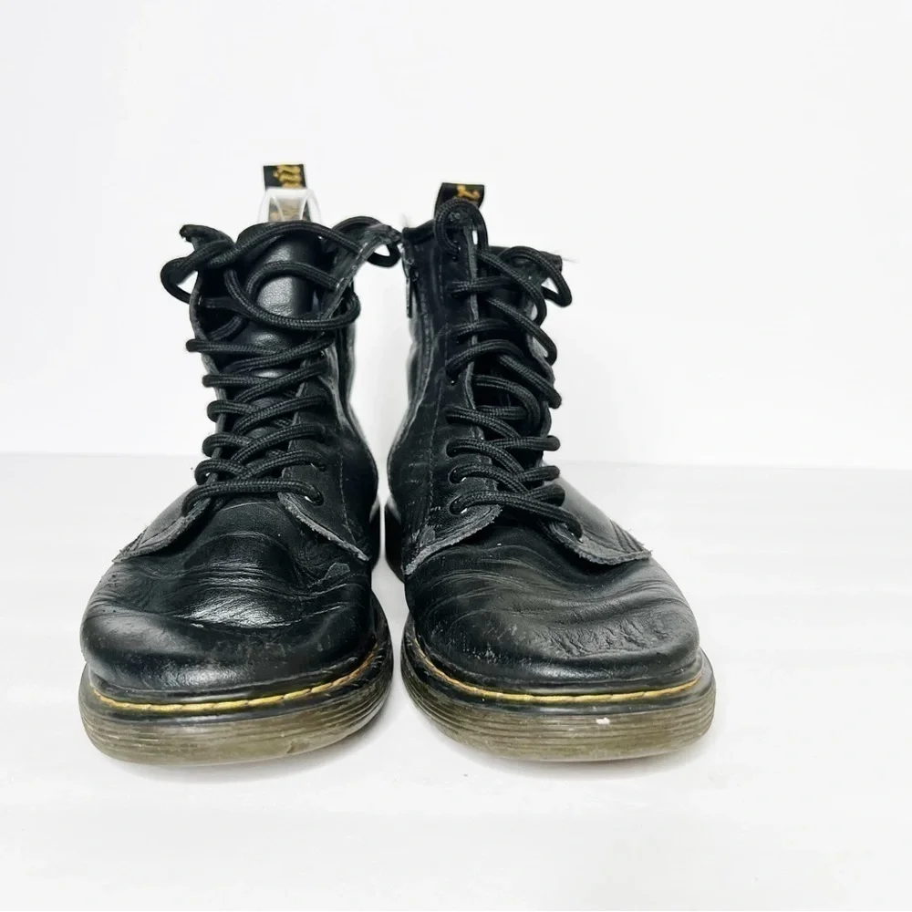 Dr. Marten’s Junior 1460 Softy T Leather Lace Up Boots Black Size 3